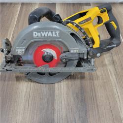 AS-IS DEWALT FLEXVOLT 60V MAX Cordless Brushless 7-1/4 in. Wormdrive Style Circular Saw (Tool Only)
