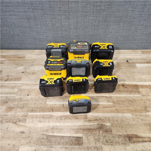 HOUSTON LOCATION - AS - IS DEWALT BATTERY PACK QTY - 10