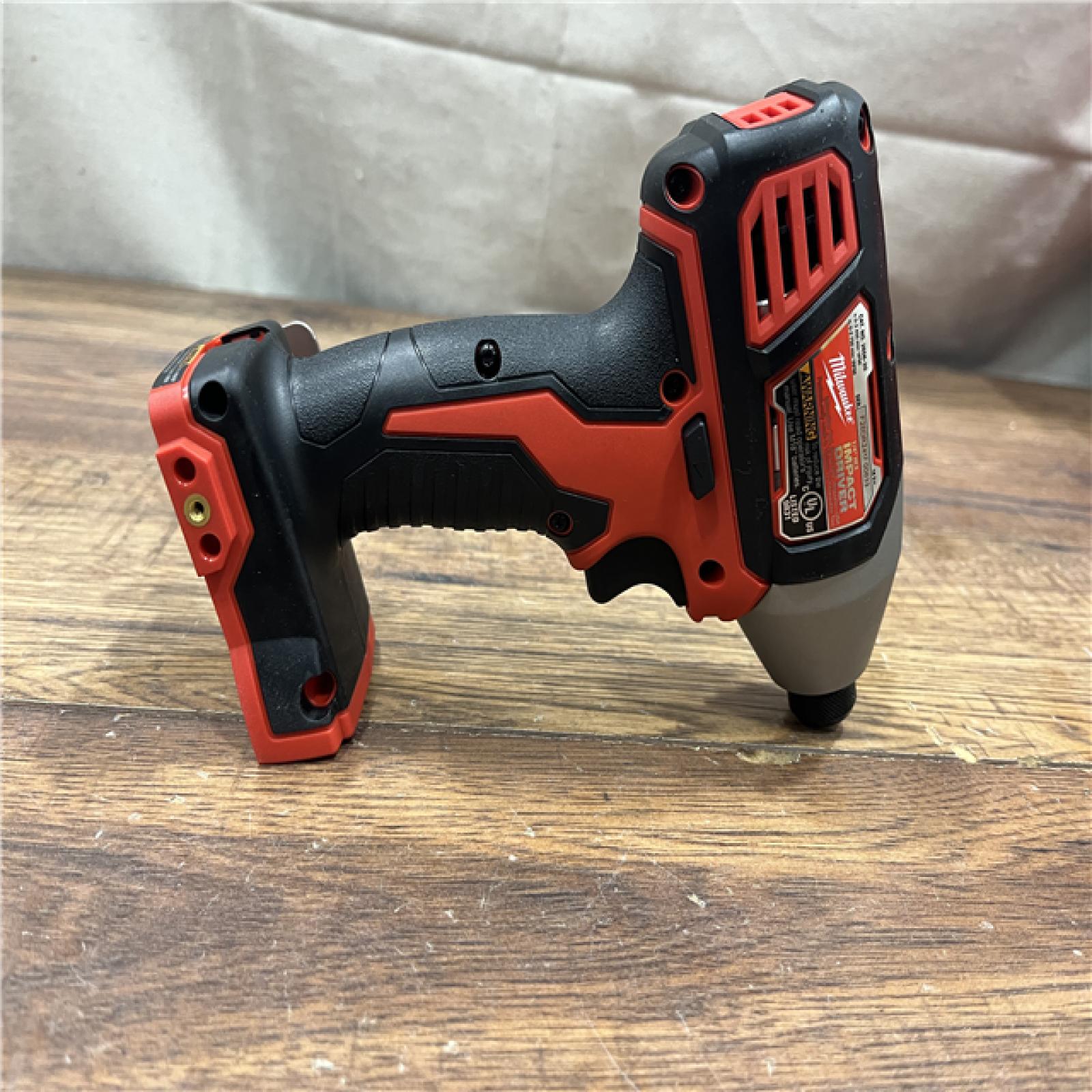 AS-IS MILWAUKEE M18 18V Lithium-Ion Cordless Combo Tool Kit with Two 3.0Ah Batteries, 1-Charger, 1-Tool Bag (4-Tool)