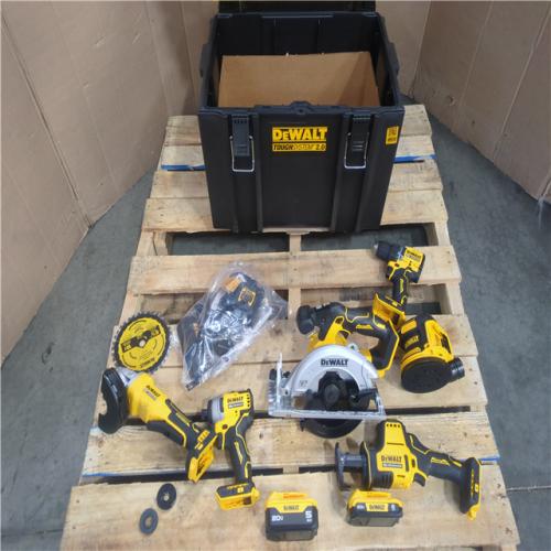 CALIFORNIA AS-IS DEWALT 20v 6 TOOL COMBO KIT