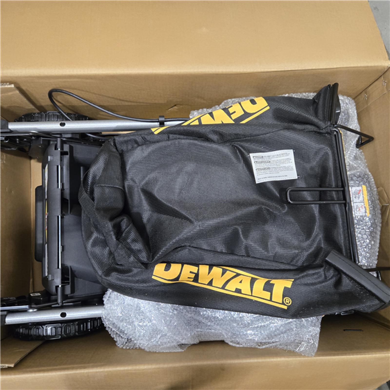 AS-IS DeWalt 2X20V MAX DCMWP234U2 21 in. 20 V Battery Lawn Mower Kit (Battery & Charger)