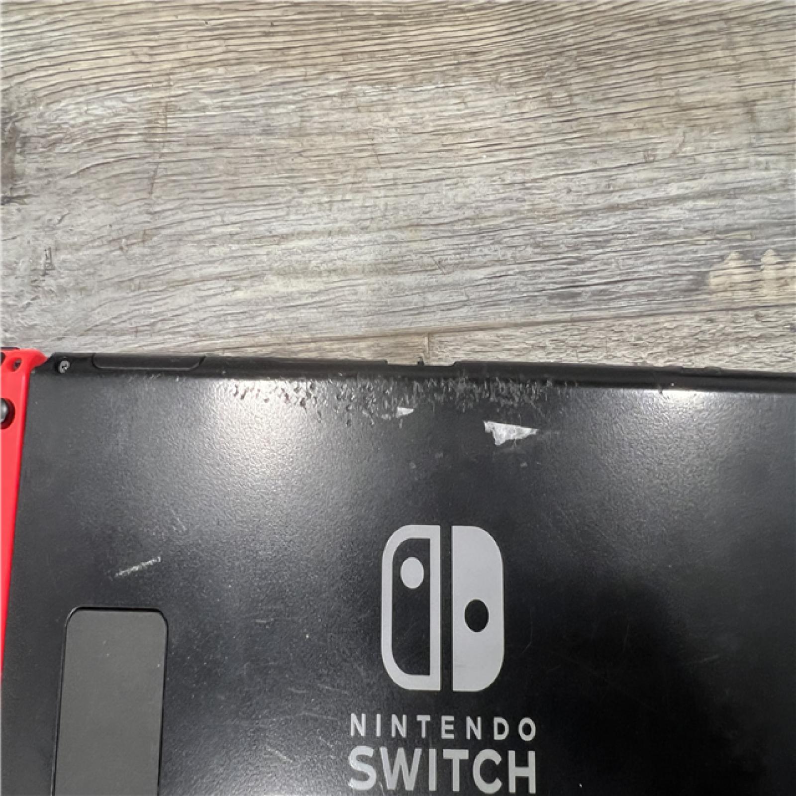 AS-IS Nintendo Switch -Neon Blue Joy-Con & Neon Red