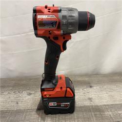 AS-IS Milwaukee FUEL 18V Lithium-Ion Brushless Cordless 1/2 in. Hammer Drill Driver Kit