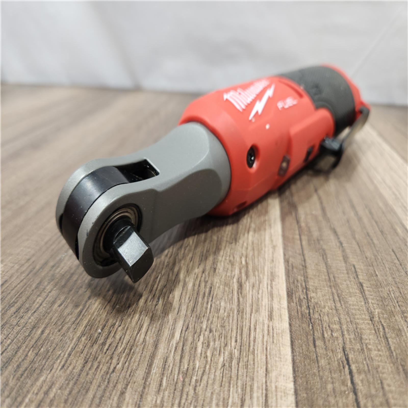 AS-IS- Milwaukee M12 FUEL Brushless Lithium-Ion 3/8 in. Cordless High Speed Ratchet (Tool Only)