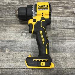 AS-IS DEWALT Atomic 20V Lithium-Ion Cordless Compact 1/2 in. Drill/Driver Kit