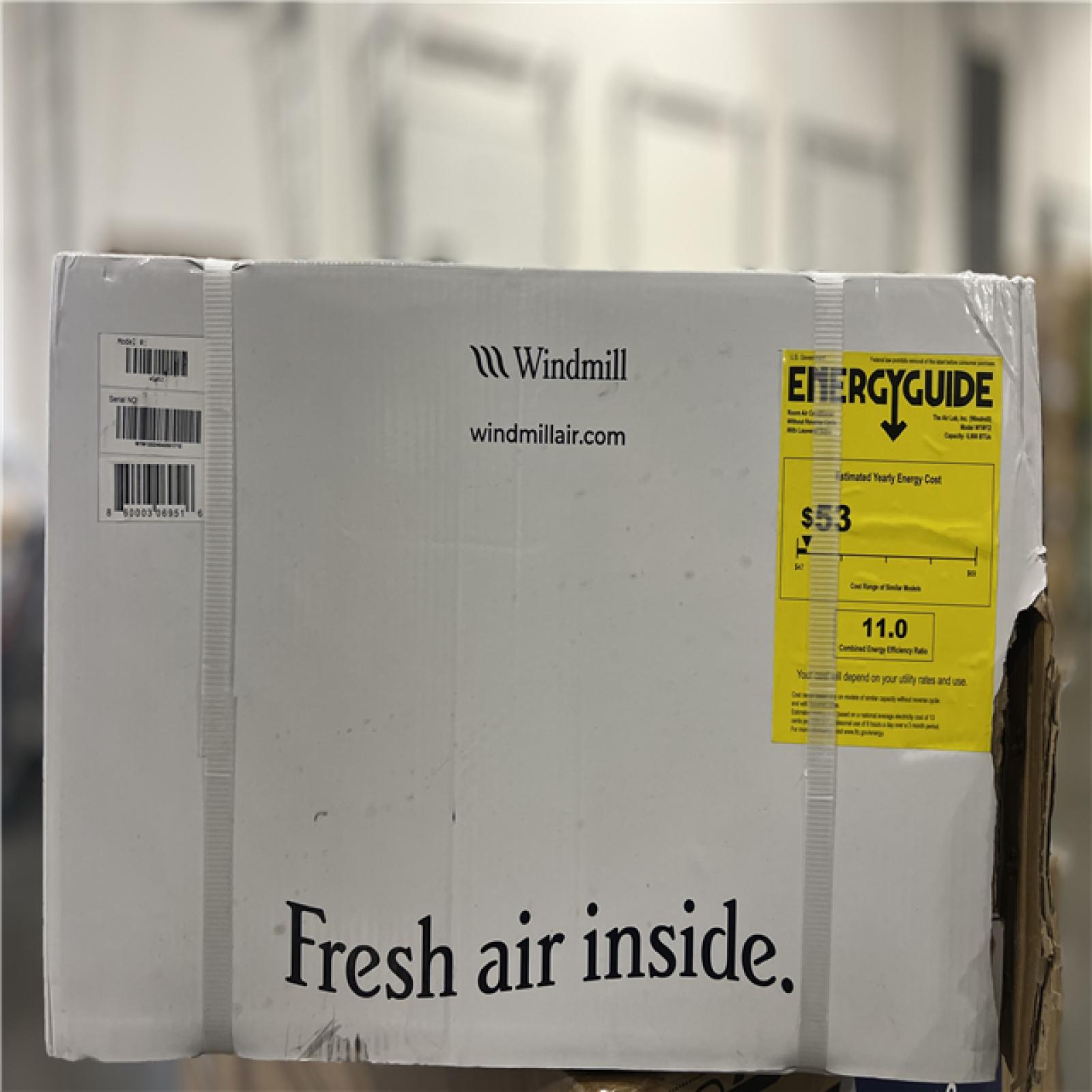DALLAS LOCATION - Windmill 6,000 BTU 115-Volts Quiet Smart Window Air Conditioner, Wi-Fi/Remote, #1 Easiest-to-Install, up to 250 sq ft.