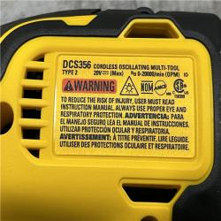 AS-IS DEWALT 20V MAX XR Cordless Brushless 3-Speed Oscillating Multi Tool (Tool Only)