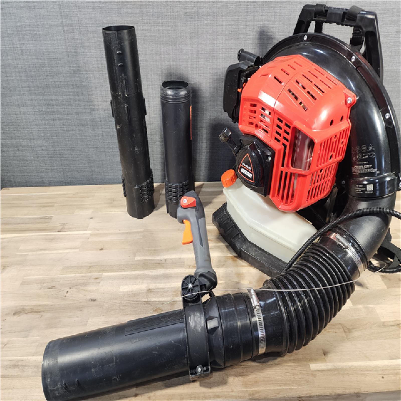 HOUSTON LOCATION - AS-IS ECHO 200 MPH 700 CFM 59.7 Cc Gas Low Exhaust Emission Engine Backpack Leaf Blower with Tube-Mounted Throttle