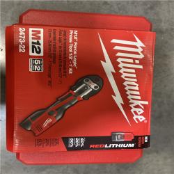 NEW! - Milwaukee M12 12-Volt Lithium-Ion Force Logic Cordless Press Tool Kit (3 Jaws Included) with Two 1.5 Ah Battery and Hard Case