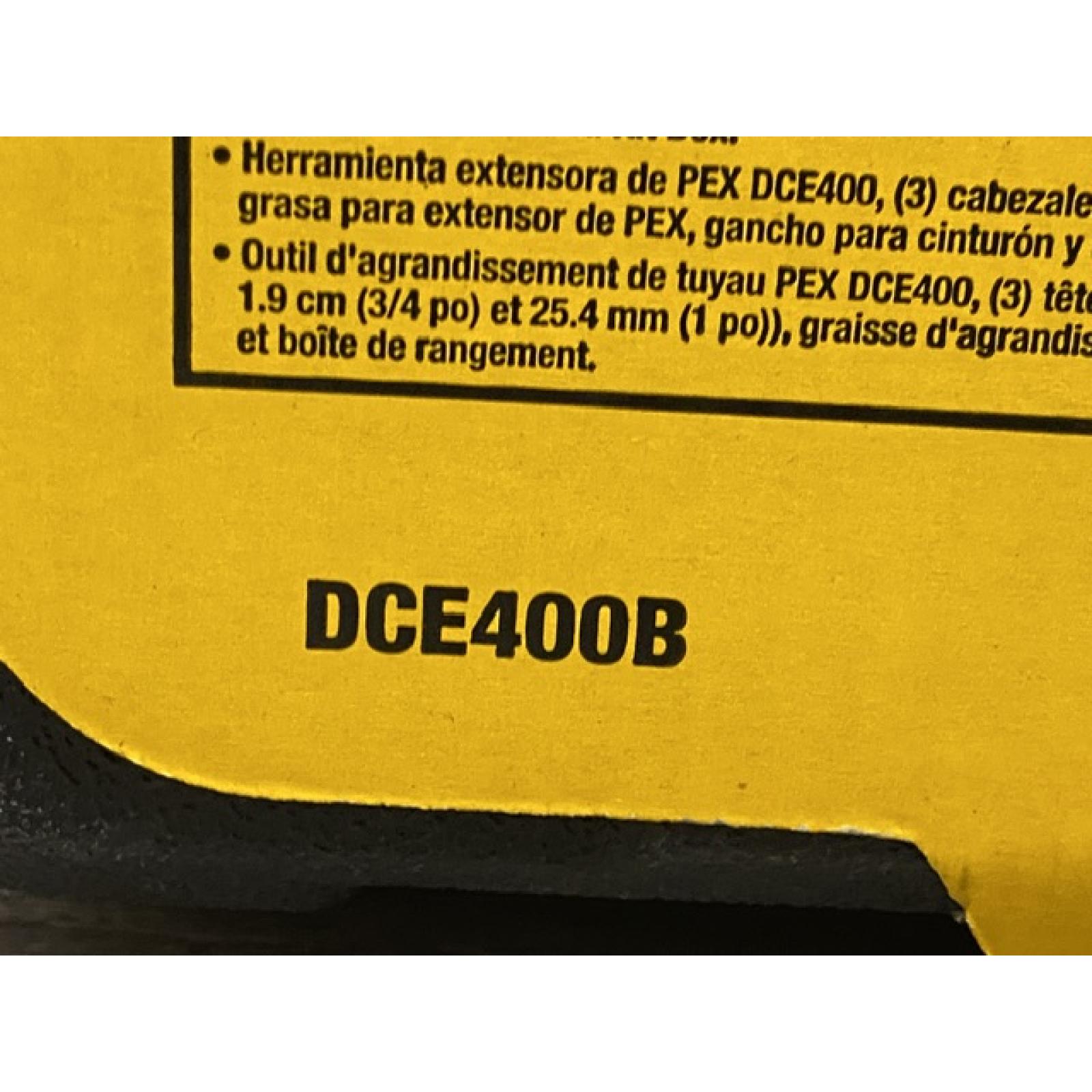 NEW - DEWALT 20V MAX Cordless 1 in. PEX Expansion Tool Kit