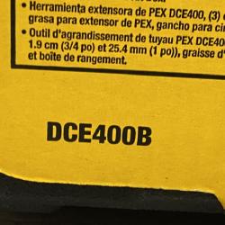 NEW - DEWALT 20V MAX Cordless 1 in. PEX Expansion Tool Kit