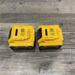 AS-IS DEWALT 20V MAX Lithium-Ion 5.0Ah Battery (2-Pack)