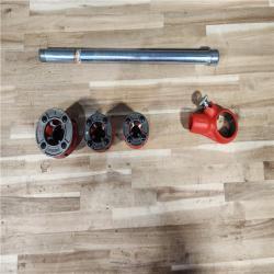 HOUSTON LOCATION - AS-IS RIDGID 36345 Exposed Ratchet Threader Set  1/2-1 Capacity NPT