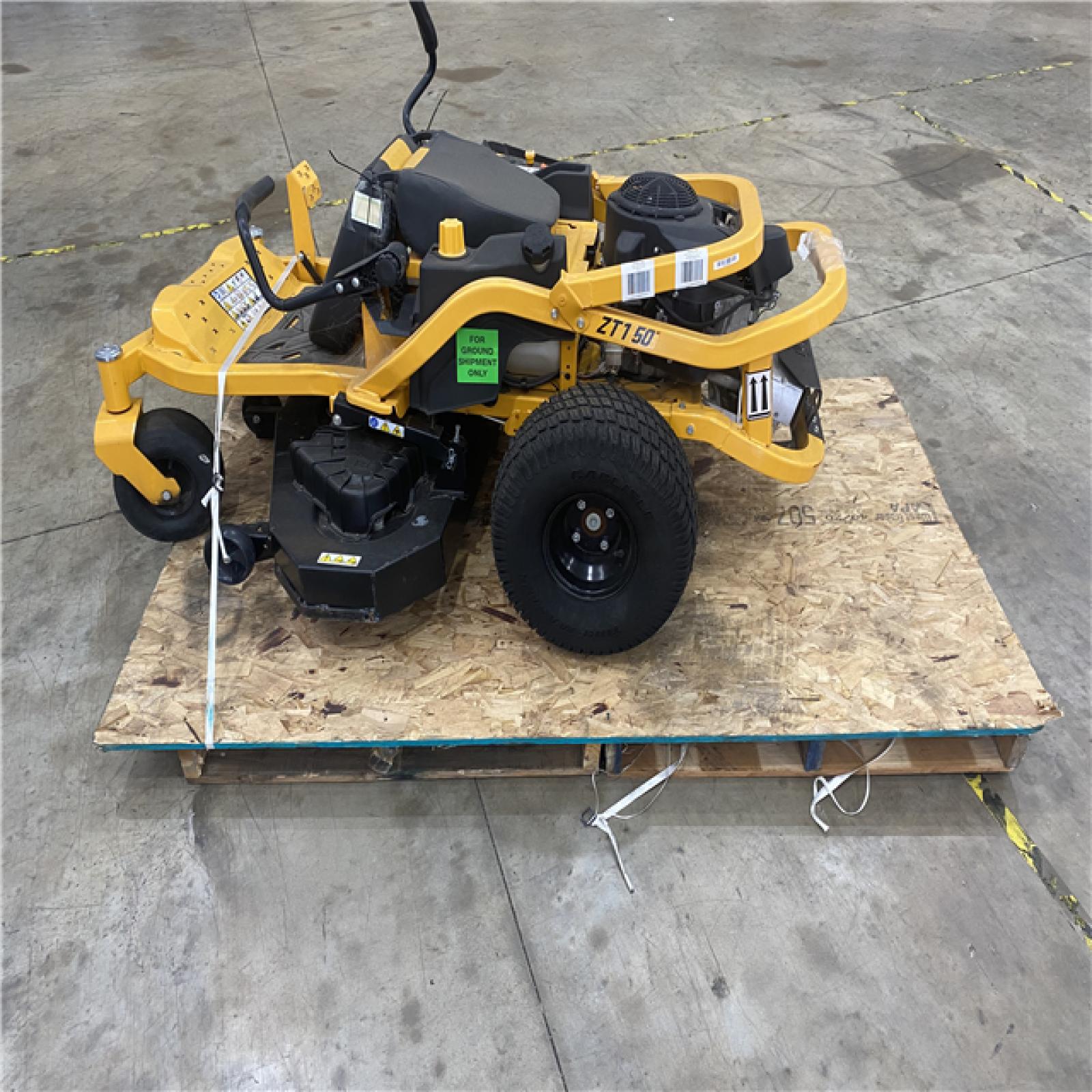 Houston Location - AS-IS Outdoor Power Equipment CUB CADET ZT1 50 SIT DOWN MOWER