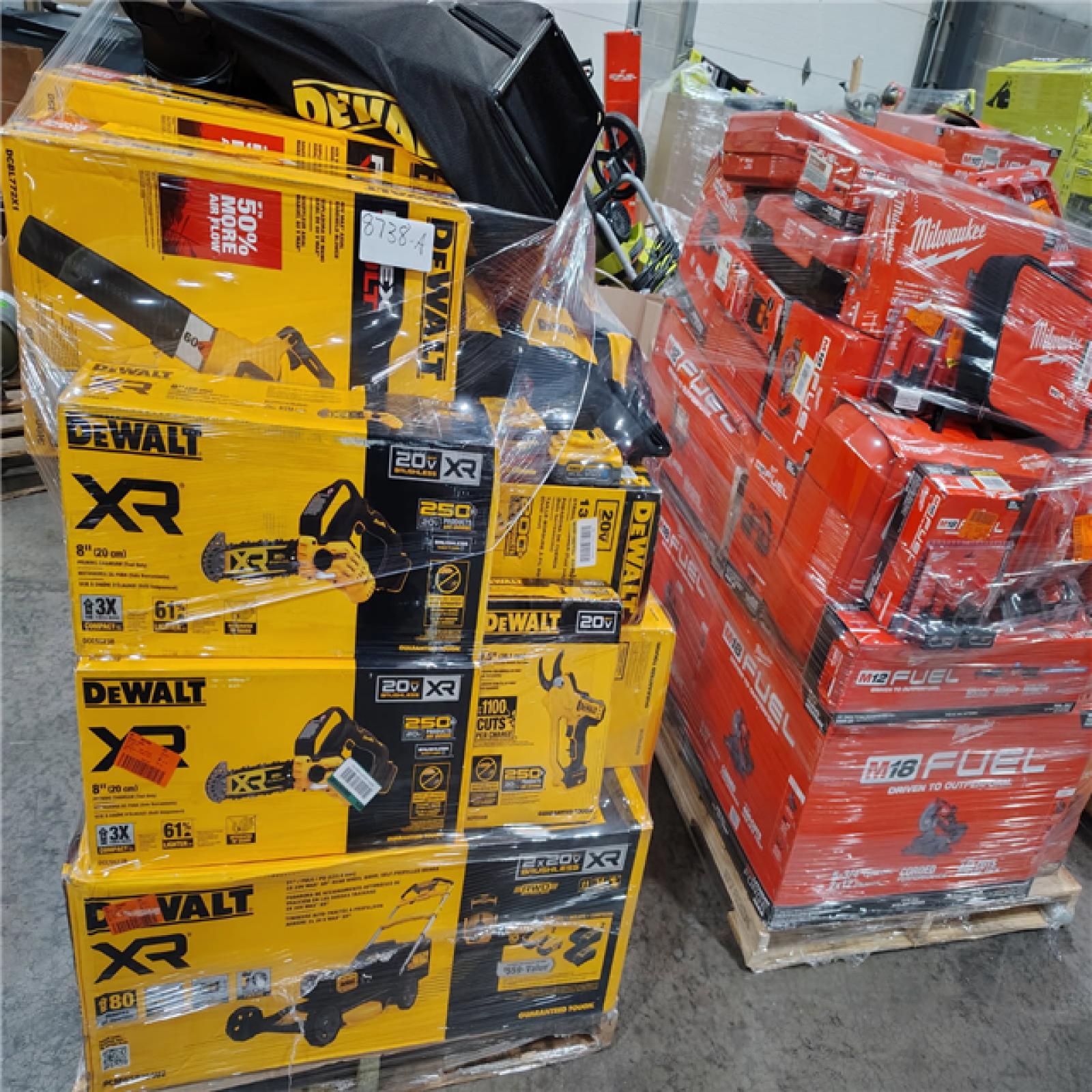 Pittston Location As-Is Power Tools Partial Truckload (12 Pallets) 8738-A