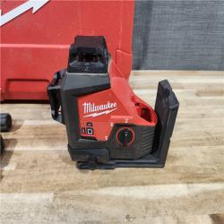 HOUSTON LOCATION - AS-IS Milwaukee 12-Volt Lithium-Ion Cordless Green 250 ft. 3-Plane Laser Level Kit