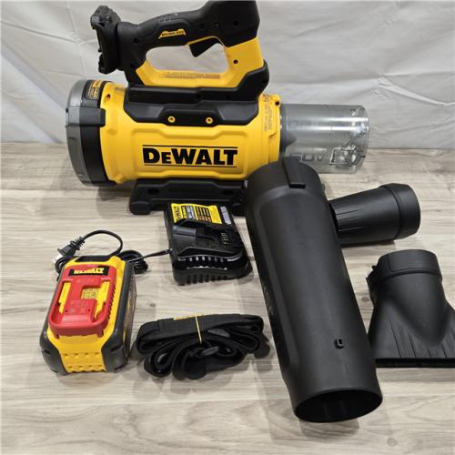 LIKE NEW! - FLEXVOLT 60V MAX 160 MPH 760 CFM Brushless Cordless Battery Powered Blower Kit W/ (1) FLEXVOLT 4 Ah Battery and Charger