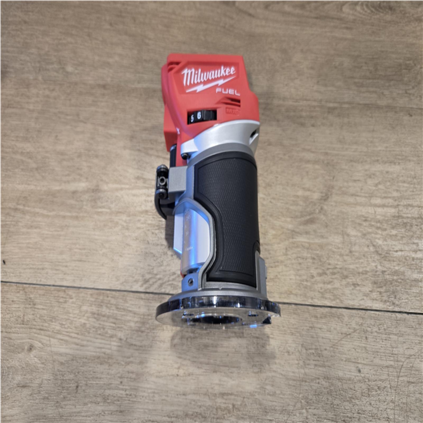 AS-IS Milwaukee FUEL 18V Lithium-Ion Brushless Cordless Compact Router (Tool-Only)