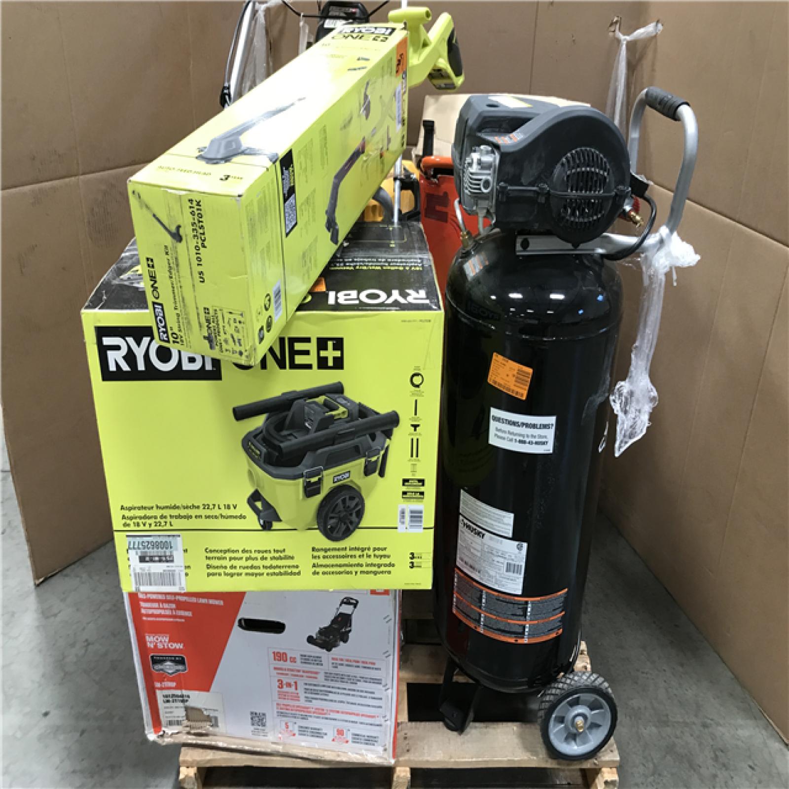 California As-Is OUTDOOR POWER EQUIPMENT