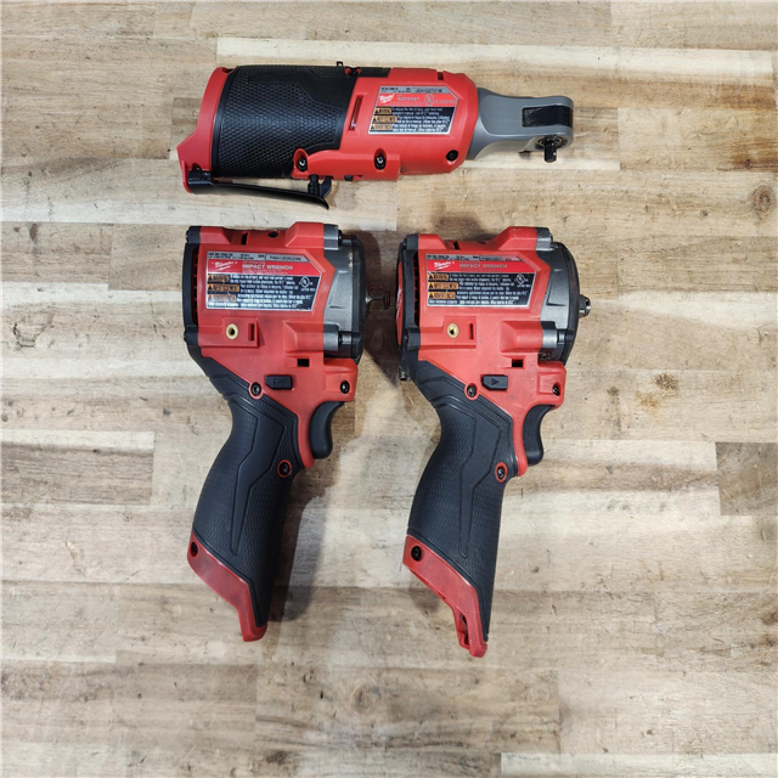 HOUSTON LOCATION - AS-IS MILWAUKEE 3 TOOL COMBO