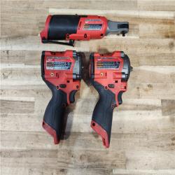 HOUSTON LOCATION - AS-IS MILWAUKEE 3 TOOL COMBO