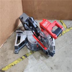 HOUSTON LOCATION - AS-IS Milwaukee M18 FUEL 7-1/4 in. Cordless Brushless Dual-Bevel Sliding Compound Miter Saw (Tool Only)