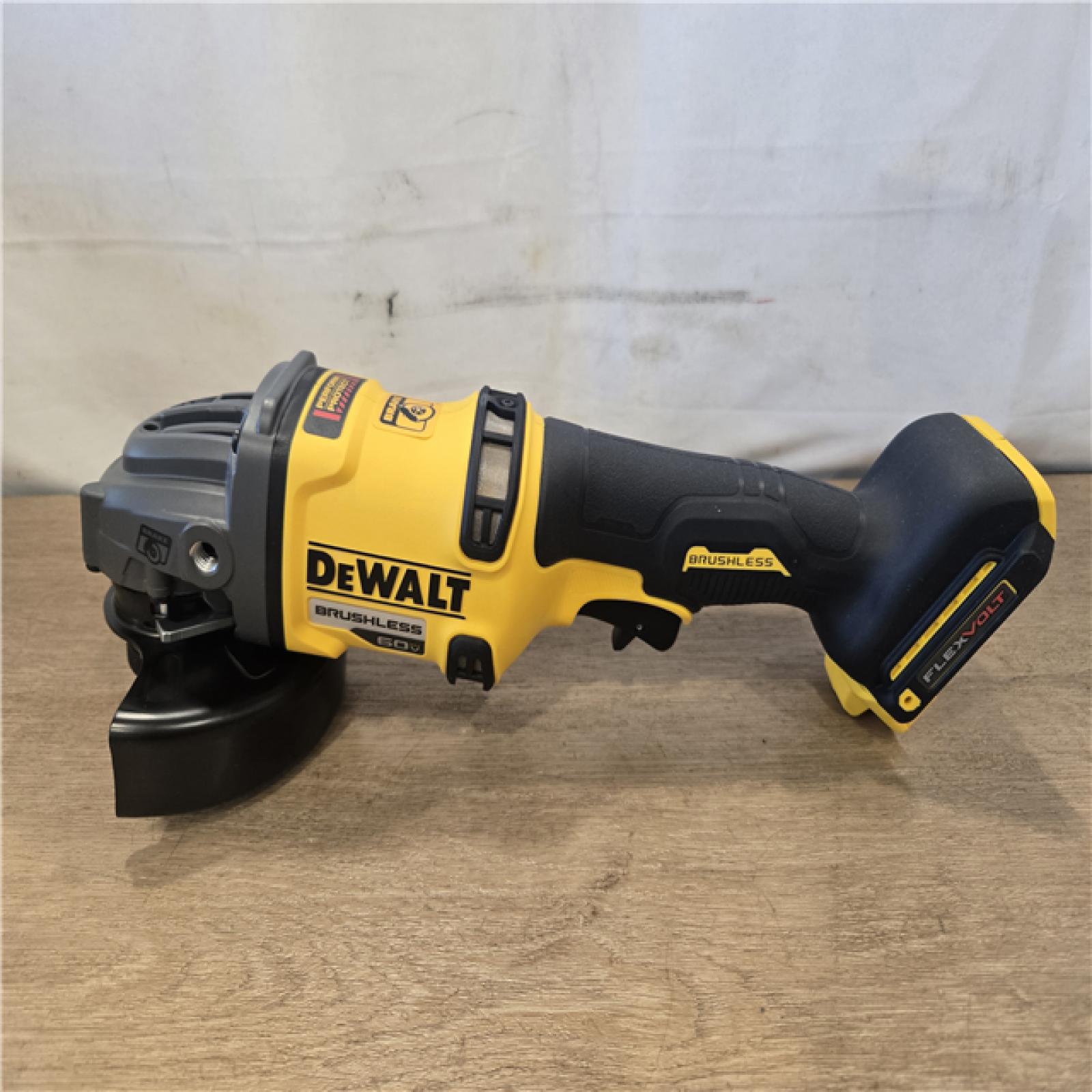 AS-IS DEWALT FLEXVOLT 60V MAX Cordless 4.5 in. to 6 in. Small Angle Grinder (Tool Only)