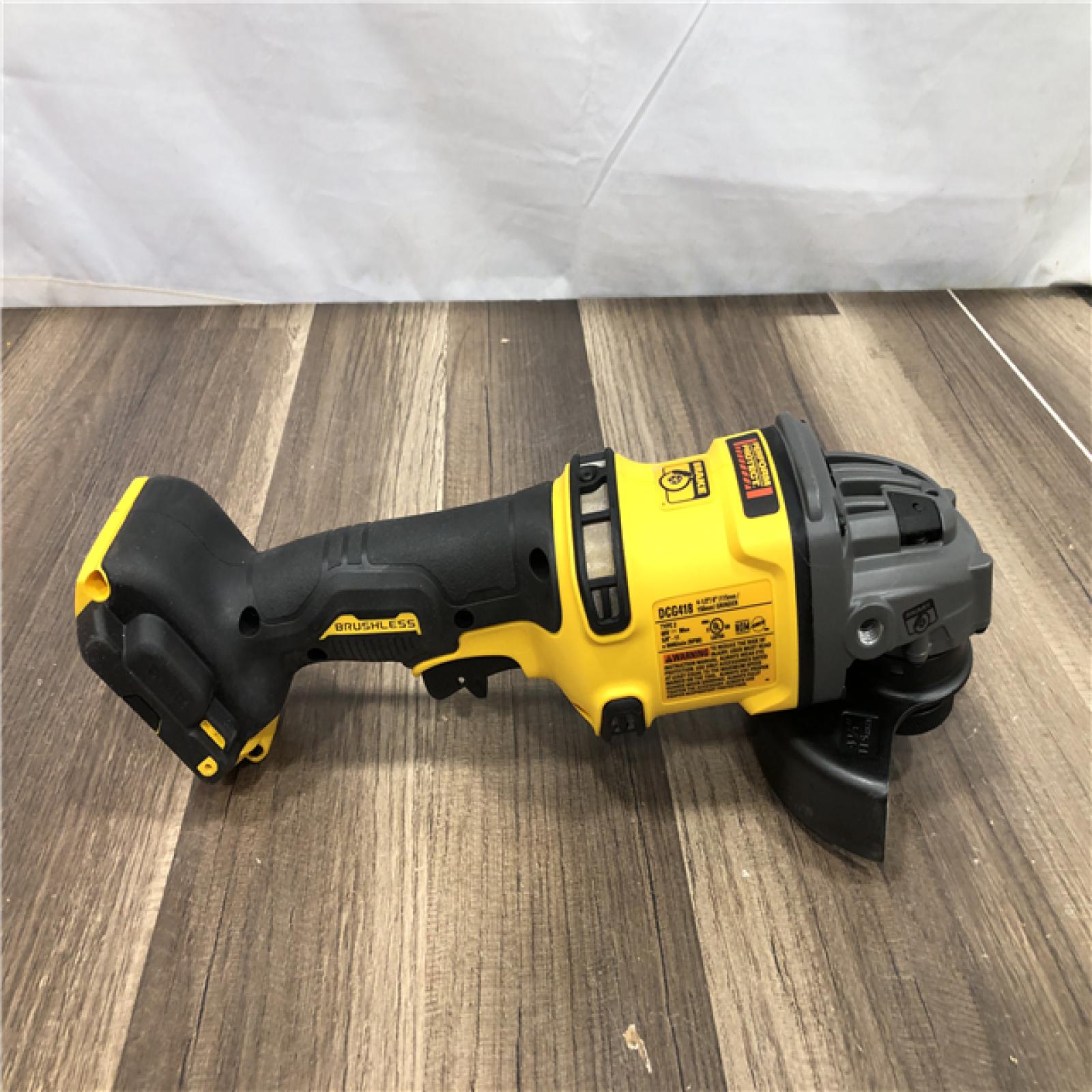 AS-IS DEWALT FLEXVOLT 60V MAX Cordless Brushless 4.5 in. to 6 in. Small Angle Grinder with Kickback Brake (Tool Only)