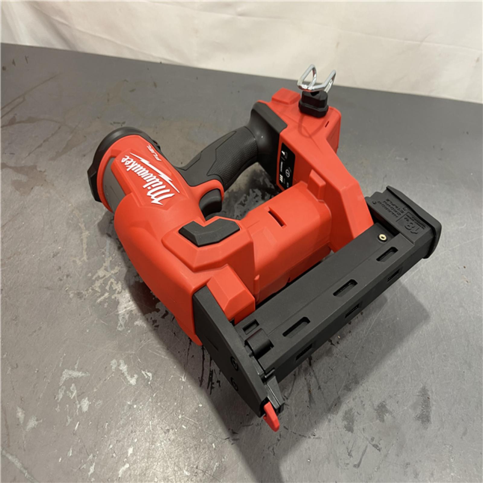 AS-IS - MILWAUKEE FUEL 18V Cordless 18-Gauge 1/4 in. Narrow Crown Stapler