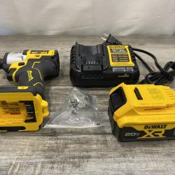 AS-IS DEWALT 20-Volt Maximum XR Lithium-Ion Cordless Brushless 1/4 in. 3-Speed Impact Driver Kit