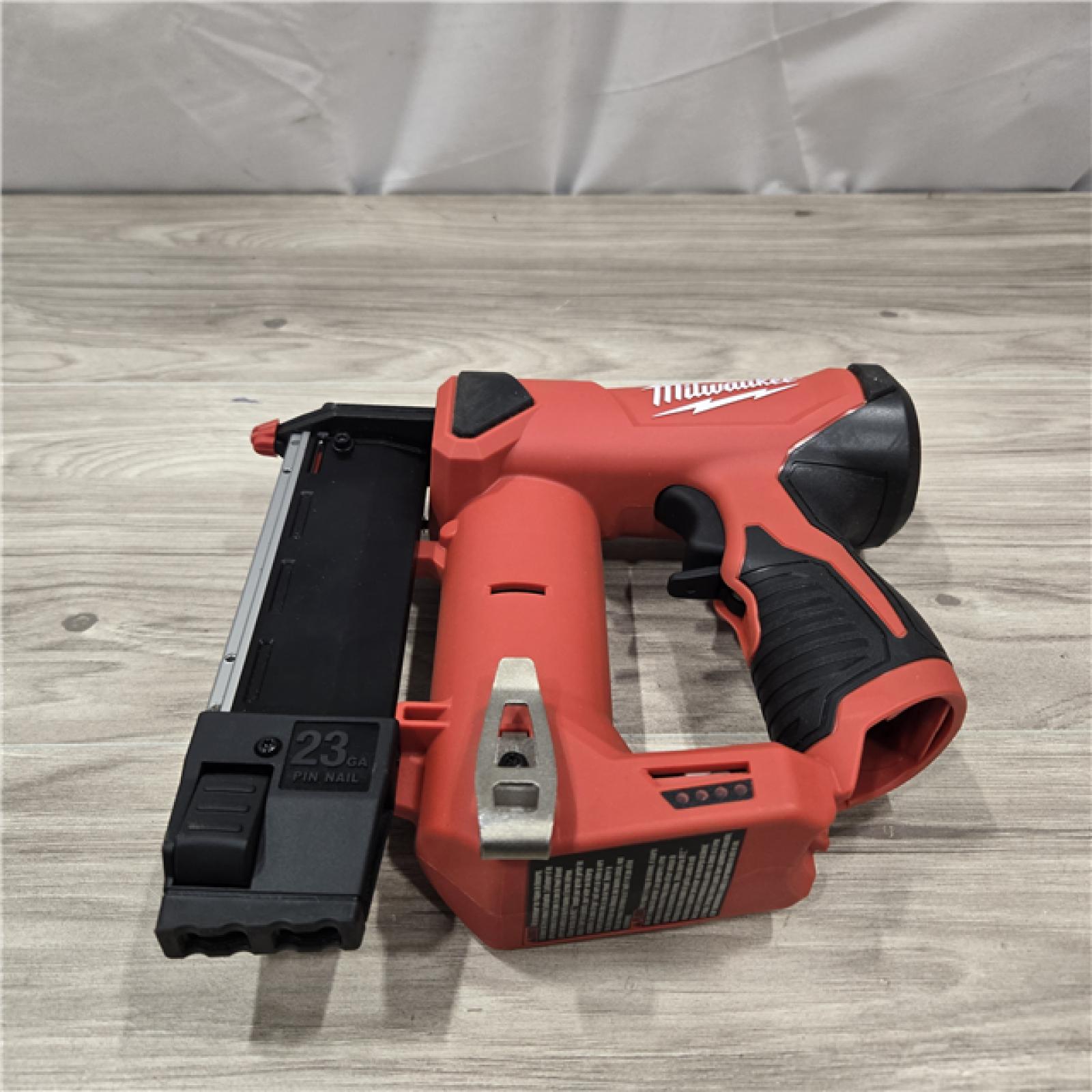 AS-IS Milwaukee 2540-20 12V 23 Gauge Cordless Pin Nailer (Tool Only)