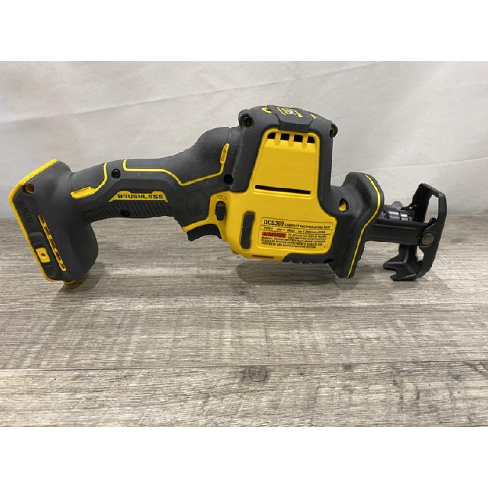 AS-IS DEWALT ATOMIC 20V MAX Cordless Brushless Compact Reciprocating Saw (Tool Only)