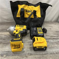 AS-IS DEWALT 20V MAX Lithium-Ion Cordless 1/2 in. Impact Wrench Kit