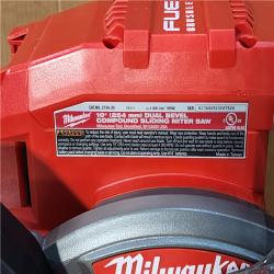 HOUSTON LOCATION - AS-IS (APPEARS LIKE NEW) Milwaukee M18 FUEL Brushless Cordless 10 in. Dual Bevel Sliding Compound Miter Saw (Tool-Only)