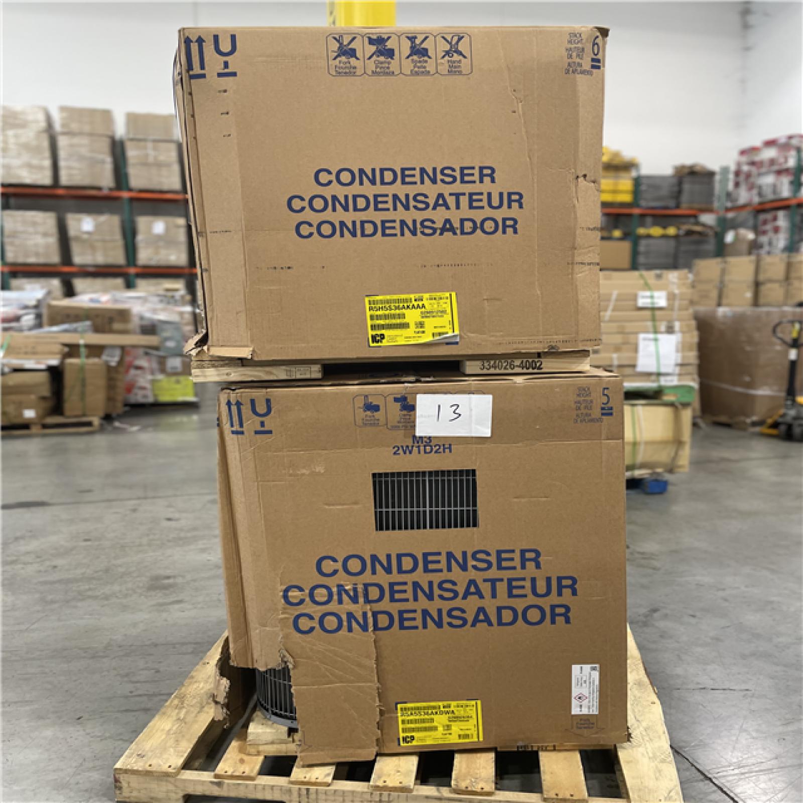 DALLAS LOCATION- AS-IS Mixed Air Conditioner Pallet (2 UNITS)