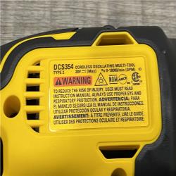 AS-IS DEWALT ATOMIC 20V MAX Cordless Brushless Oscillating Multi Tool Kit