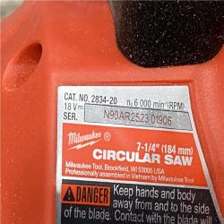AS-IS Milwaukee FUEL 18V Lithium-Ion Brushless Cordless 7-1/4 in. Circular Saw (Tool-Only)