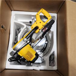 LIKE NEW- DeWalt 15 Amp Corded 12 in. Compound Double Bevel Miter Saw