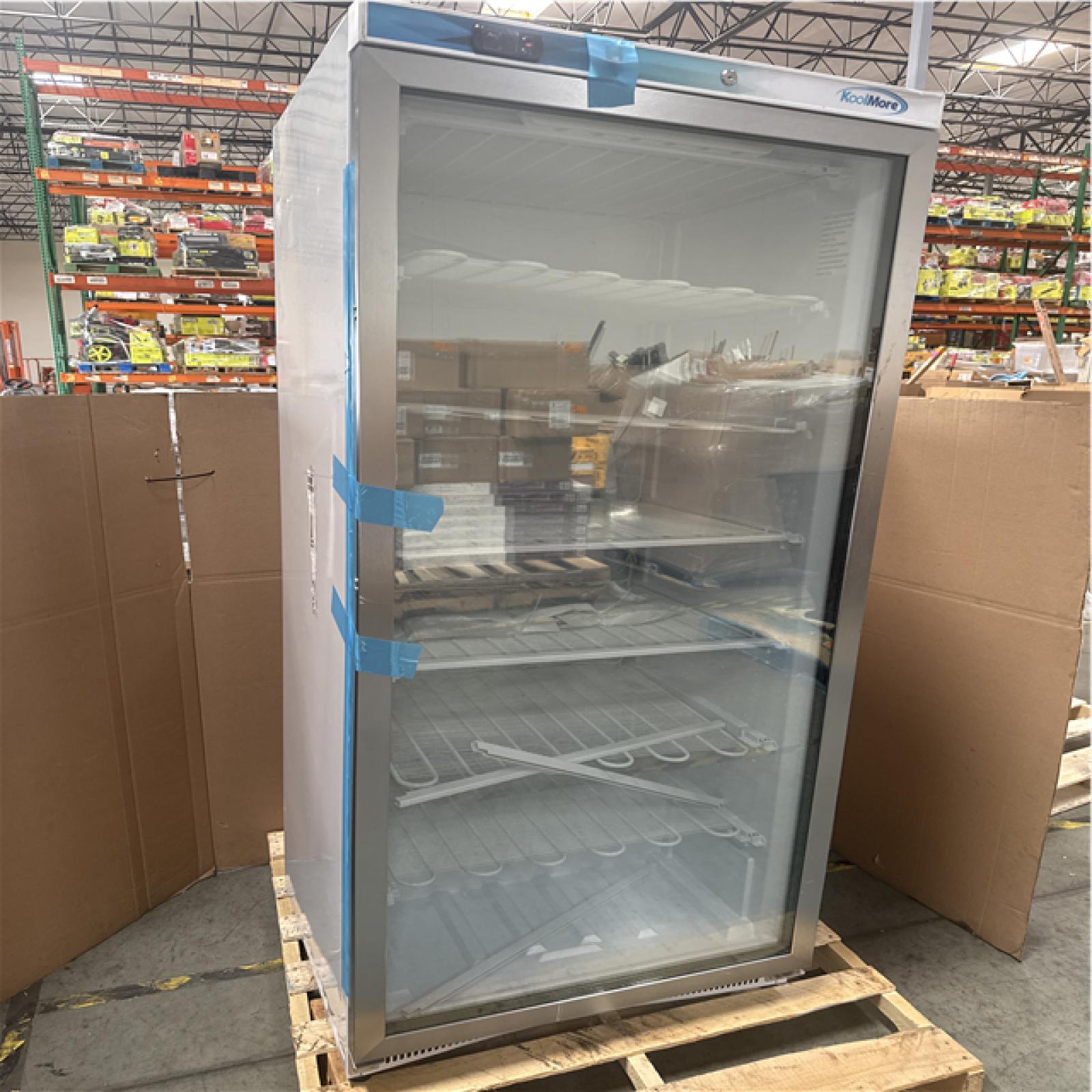 CALIFORNIA AS IS KOOLMORE REACH IN FREEZER KM-FMD20WGD