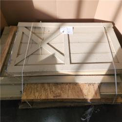 Phoenix AS-IS DIY Wooden Shed 8'x6' with Sliding Barn Doors