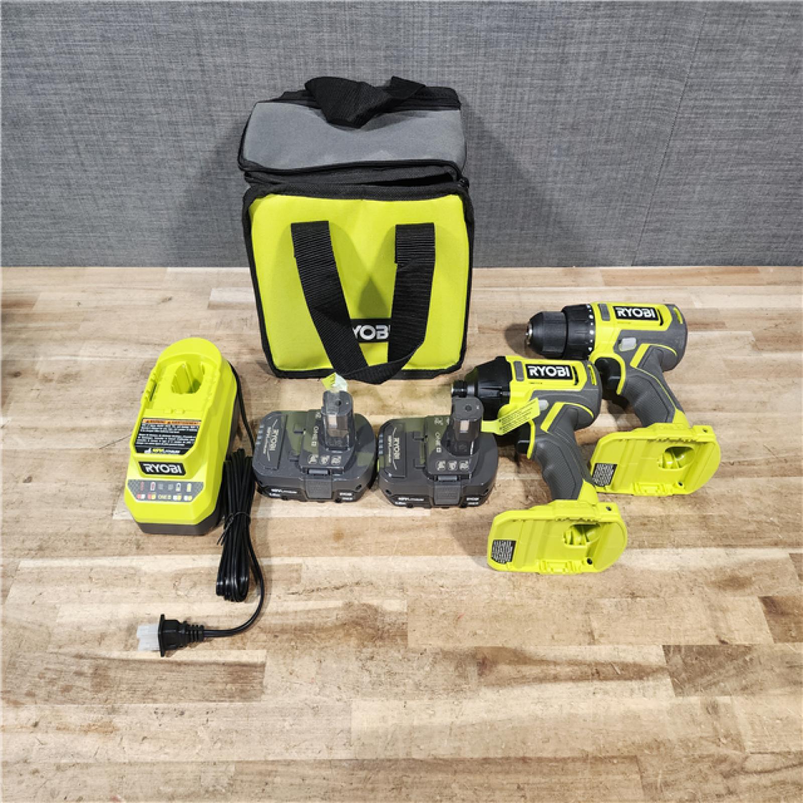 HOUSTON LOCATION - AS - IS RYOBI ONE+ 18V Cordless 2-Tool Combo Kit