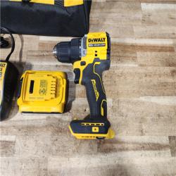 HOUSTON LOCATION - AS - IS DEWALT Atomic 20V Lithium-Ion Cordless Compact 1/2 in. Drill/Driver Kit