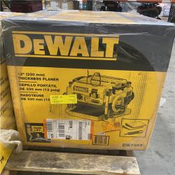 Dallas Location - NEW- DEWALT 13 2 Speed 3-Knife Thickness Planer