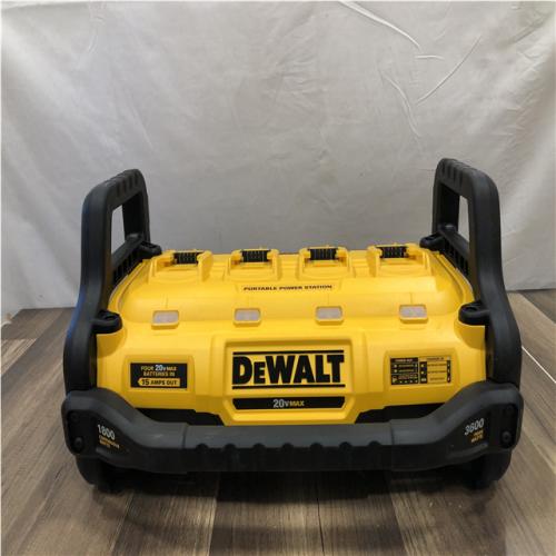 AS-IS DEWALT 1800 Watt Portable Power Station and 20V/60V MAX Lithium-Ion Battery Charger