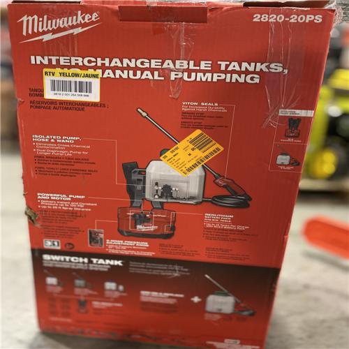 NEW! - Milwaukee M18 18-Volt 4 Gal. Lithium-Ion Cordless Switch Tank Backpack Pesticide Sprayer (Tool-Only)