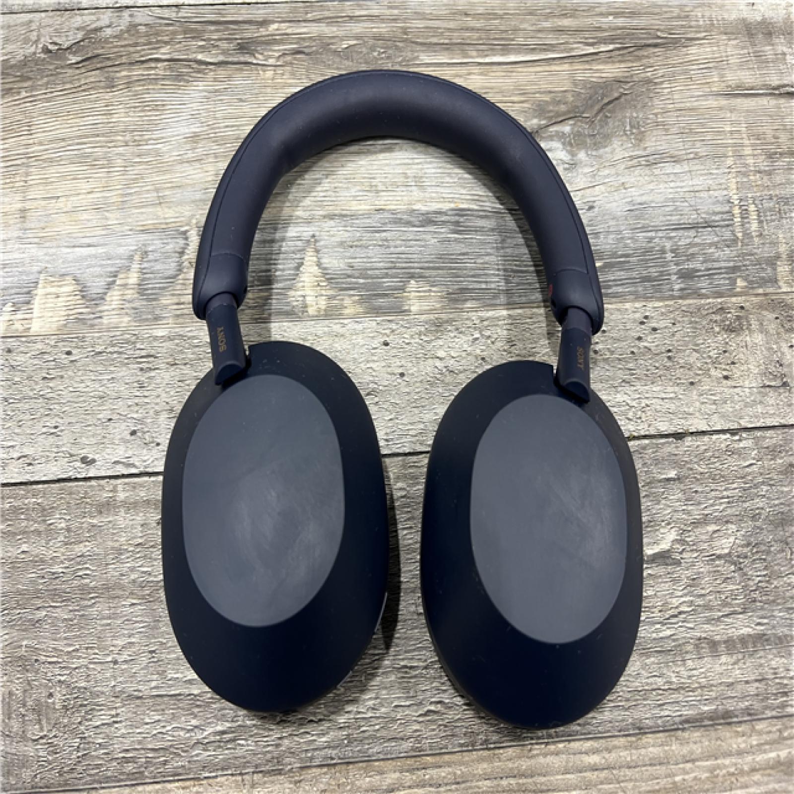 AS-IS Sony - WH-1000XM5 Wireless Noise-Canceling Over-the-Ear Headphones - Blue