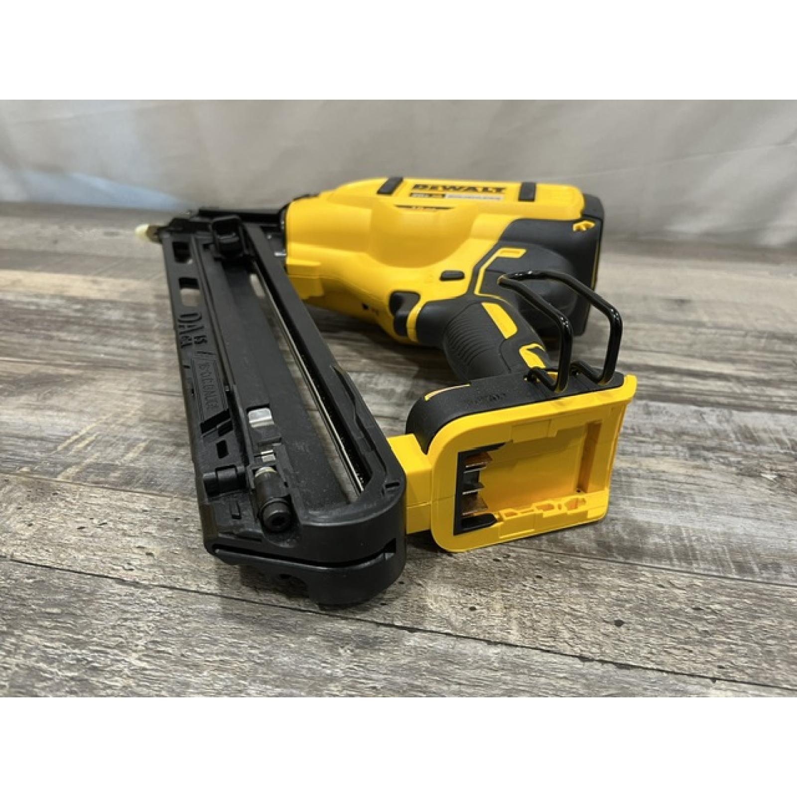 AS-IS DEWALT Cordless 20V MAX XR Angled Finish Nailer (Tool Only)