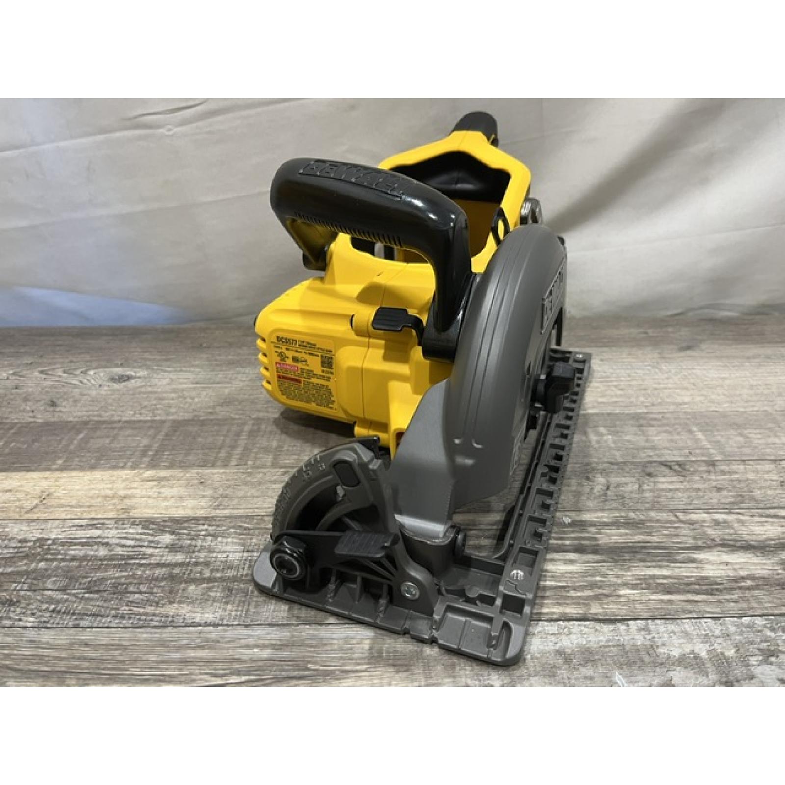 AS-IS DEWALT FLEXVOLT 60V MAX Cordless Brushless 7-1/4 in. Wormdrive Style Circular Saw (Tool Only)