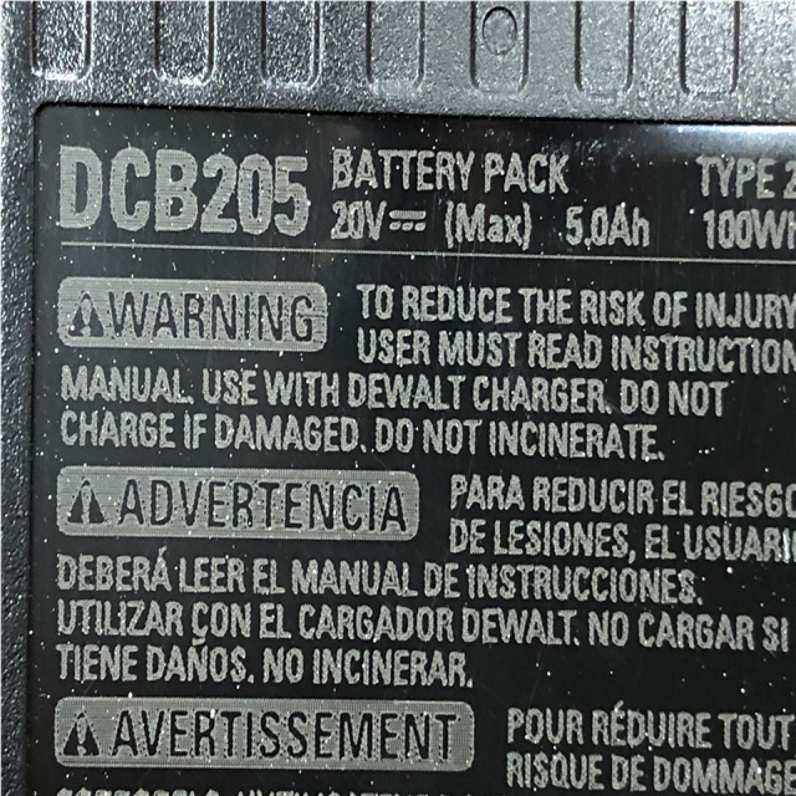 AS-IS DEWALT 20V MAX Lithium-Ion Starter Kit with 4.0 Ah and 5.0 Ah Batteries and Charger