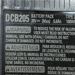 AS-IS DEWALT 20V MAX Lithium-Ion Starter Kit with 4.0 Ah and 5.0 Ah Batteries and Charger
